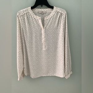 Loft cream blouse